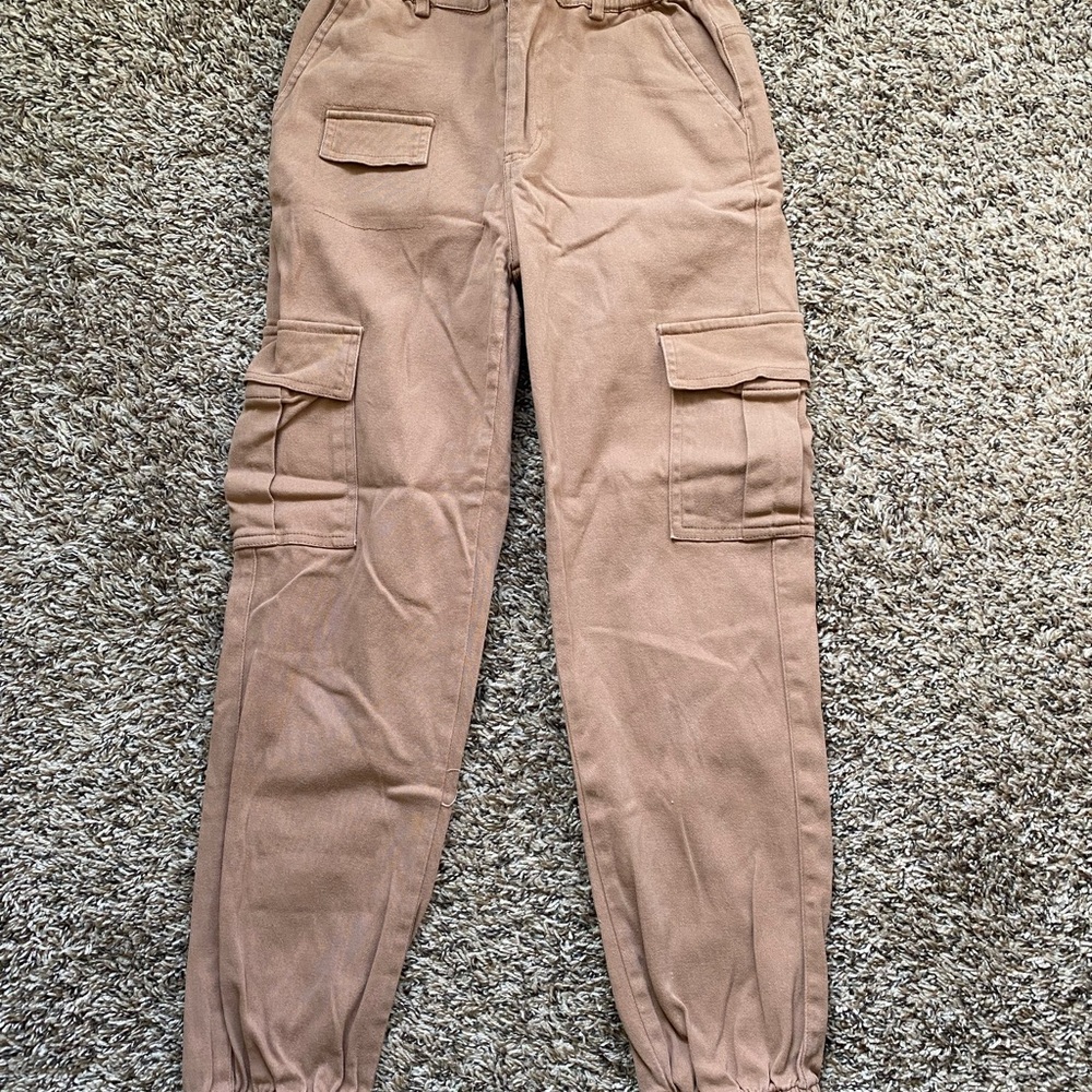 Women's Tan Cargo Pants